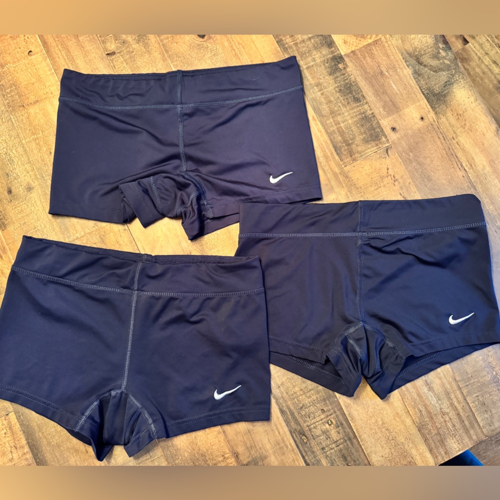Nike Navy Blue Performance Athletic Shorts (3-Pack)